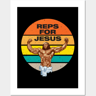 Hallowed be thy gains - Swole Jesus - Jesus is your homie so remember to pray to become swole af! Posters and Art